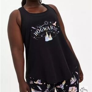 NWT Torrid Harry Potter Hogwarts Wand Active Tank 2X